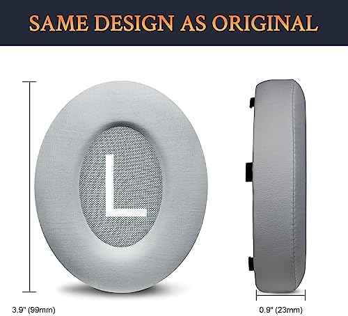 Transform Your Bose 700 Wireless Headphones with SOULWIT Cooling Gel Earpads – Ultra-Soft Ice Silk Fabric for Breathable Comfort, High-Density Noise-Cancelling Foam for Superior Sound Isolation, Easy Installation & Elegant White Design – Elevate Your Audio Experience Today!