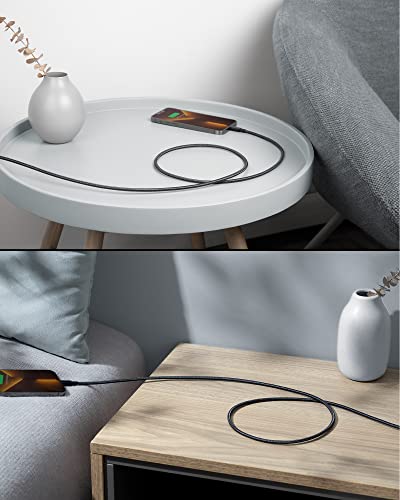 Anker Premium Nylon Braided USB C to Lightning Cable – 6 FT Durable MFi Certified Charger for i Phone 14 and More – Fast Charging & High-Speed Data Transfer Cable for Ultimate Connectivity