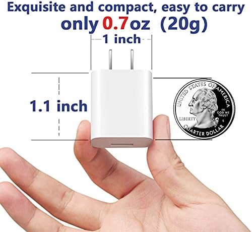 Compact USB Wall Charger – Universal 5 W Power Adapter for i Phone, Galaxy, LG, HTC, and More – Travel-Friendly Plug Cube for Fast & Safe Charging – Perfect for Home or On-the-Go Use – Enhanced Device Compatibility & Durability