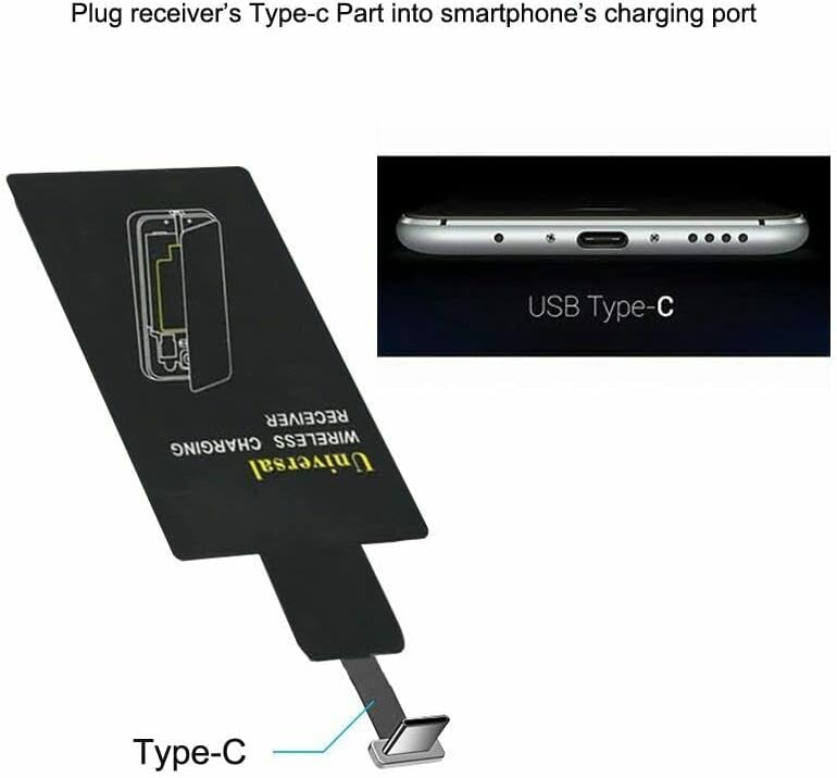 Ultra-Fast Wireless Charging Pad with External Receiver U01 for Samsung Galaxy A12, A22, A32, A42, A52, A72 – Effortless Power with Enhanced Compatibility for 4 G & 5 G Devices – Sleek Design & Safety Features for Modern Charging Solutions