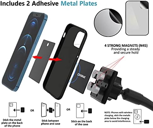 Dual Device Car Cup Holder Mount – Flexible Neck & 360° Rotatable Cradle for Enhanced Navigation – Universal Fit for i Phone, Samsung & GPS – Perfect for Hands-Free Convenience on the Road