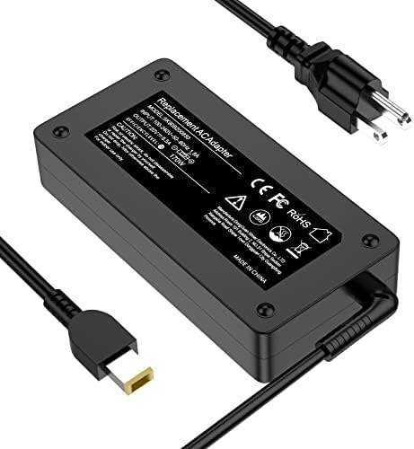 High-Performance TSKYBEAR 170 W AC Adapter for Lenovo Think Pad Series – Ultimate Replacement Charger for W541, W530, P50, P51, P52, P73, and Legion Y720 – Fast Charging, Enhanced Compatibility, CE/FCC/ROHS Certified – Ideal for Gamers and Professionals – 12-Month Warranty Included