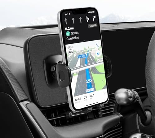 Karltys Magnetic Phone Holder for 2024-2025 Hyundai Sonata, 2022-2025 Ioniq 5, and Kona – Superior Stability with 6 N52 Magnets, Anti-Slip Airbag Design, Universal Fit for Most Smartphones, Effortless Installation on Metal Panels, Enhancing Safe Navigation and Accessibility