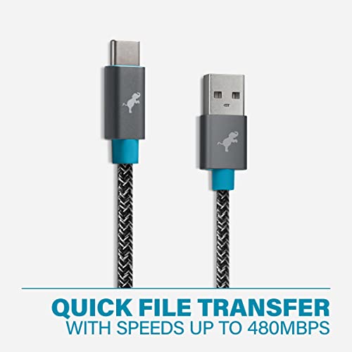 Experience Unmatched Versatility with Our 2 M USB to USB C Fast Charging Cable – Ideal for Apple i Phone 16/15, Samsung Galaxy S and Note Series, Pixel Android & More – Enhanced Durability, Rapid Data Transfer, and Tangle-Free Design for Effortless Connectivity on the Go