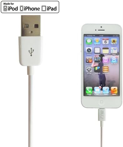 RND MFi Certified 1.5 FT Lightning to USB Cable for i Phone, i Pad & i Pod – Optimal Fast Charging & Data Sync Accessory for i Phone X Series, 8, 7, 6 Models – Durable & Portable Black Design for Everyday Use