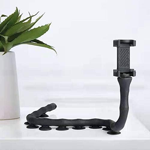 Cute Worm Cell Phone Holder, 360 Degree Rotating Bendable Flexible Phone Mount with Suction Cup Creative Phone Bracket for iPhone, Samsung, LG, Nexus, Nokia and More – Enhanced Compatibility and Speed