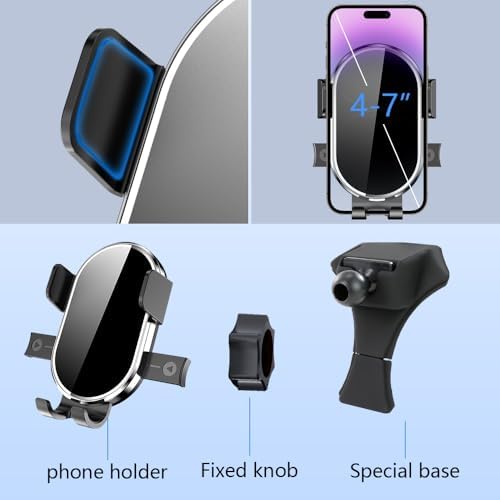 Premium Dashboard Phone Holder for Mercedes Benz GLB (2020-2025) & EQB (2022-2024) – Secure, Scratch-Resistant Smartphone Cradle for i Phone, HUAWEI, and Samsung – Effortless One-Hand Operation with Non-Slip Grip for Enhanced Driving Safety and Connectivity