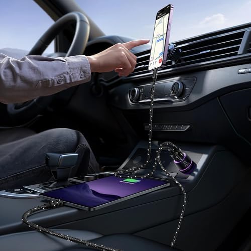 Black Diamond MFi Certified Fast Charging Cable for i Phone – 4 FT USB-A to Lightning Cord with Sparkling Rhinestone Design, Compatible with i Phone 14, 13, 12, 11 Pro Max, XR, XS, X, 8, and 7 – Durable and Stylish Charging Solution for Rapid Power Delivery