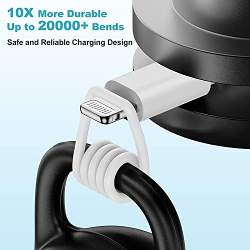 Premium 3-Pack Apple MFi Certified Lightning to USB Charging Cables – 3 ft Fast Charge Cords for i Phone 14 Pro Max, 13 Pro Max, 12 Mini, and More – Durable, High-Performance Design for Seamless Connectivity and Versatile Use at Home, Office, or On-the-Go