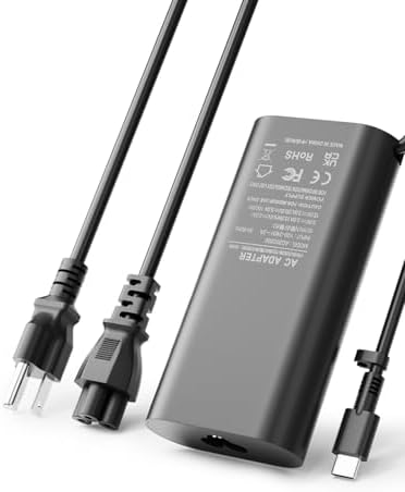 Universal 100 W USB-C Fast Laptop Charger – High-Speed Power Adapter for Mac Book, Dell, Lenovo, HP, Asus, Acer & More – Compact, Safe, and Versatile Solution for All USB-C Devices – Experience Rapid Charging On-the-Go