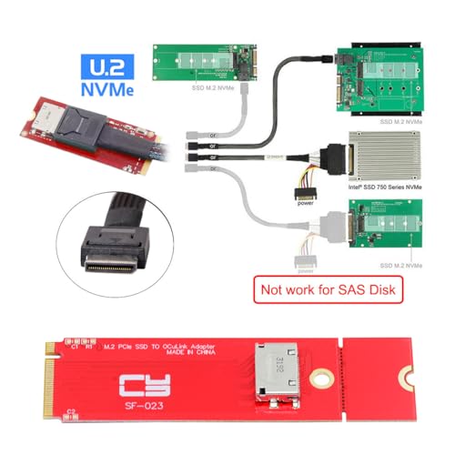 Unlock Blazing Fast Data Transfers with cablecc PCI-E 3.0 M.2 M-Key to Oculink SFF-8612/SFF-8611 Host Adapter – Perfect for Gamers & Creators Seeking Ultimate NVMe SSD Performance. Experience unparalleled speed and compatibility with this high-performance adapter engineered for M.2 NVMe SSDs in the 2260 form factor. The cutting-edge Oculink SFF-8612 and SFF-8611 connections ensure robust data transmission for seamless gaming and content creation. Enjoy hassle-free installation and a durable design that stands up to daily demands, making this essential upgrade a must-have for any advanced computing setup. Whether you’re enhancing your workflow or building the ultimate gaming rig, this PCI-E 3.0 adapter guarantees enhanced performance and reliability. Elevate your data storage capabilities today and discover the difference this premium internal SSD accessory can make in your system’s efficiency and speed. Don’t compromise on quality—transform your digital experience with the cablecc Oculink Host Adapter now!