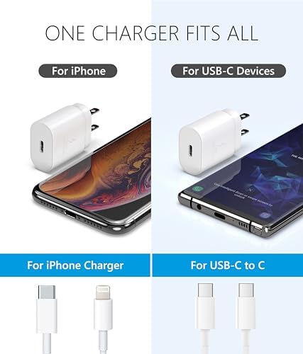 Galaxy S25 S24 25 W PD Super Fast Charging Block – Universal USB C Wall Adapter for Samsung and i Phone – Compact, Efficient, and Safe Power Delivery Charger for On-the-Go Users – Enhanced Compatibility with Galaxy S Series and i Phone 15/16 (Black, 1 Pack)