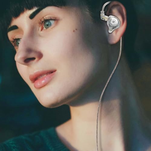 KZ EDX Pro Wired Earphones – Cutting-Edge In-Ear Monitors with Dual Dynamic Drivers for Exceptional Hi-Fi Sound, Advanced Noise Cancellation, and Integrated Microphone – Stylish Cyan Finish for Ultimate Comfort and Device Versatility