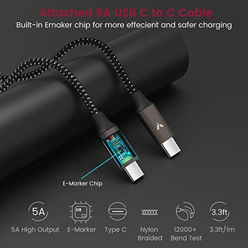 VELOGK 73 W Turbo USB-C Car Charger – Ultra-Fast Adaptive 55 W & 45 W PPS/PD & QC3.0 Adapter for Samsung Galaxy S25/S24/S23/S22+/S21/S20 & i Pad Pro – Compact Green Design with Advanced Safety Features for Rapid On-the-Go Charging