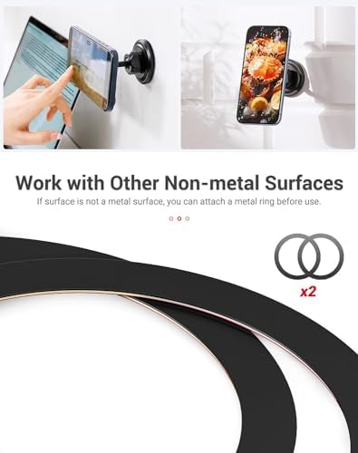 Magnetic Gym Phone Holder for Mag Safe – Ultimate Hands-Free Workout Accessory with Dual Ball Head for Optimal Viewing – Securely Supports i Phone 12 to 16 Pro Max & All Smartphones – Elevate Your Fitness Routine with Seamless Connectivity and Stability