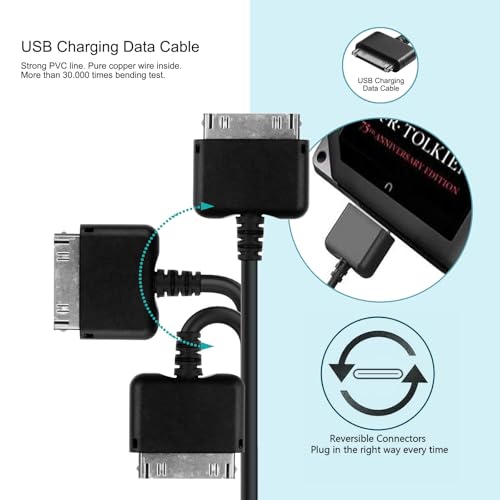 Rapid Charge 5 V Power Adapter for Barnes & Noble Nook HD & HD Plus Tablets – BNTV400 BNTV600 USB Cable Included for Optimal Compatibility – Lightweight and Portable Design for On-the-Go Convenience – Maximize Your Reading Time with Efficient Charging Solutions