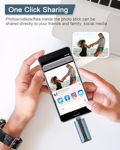 256 GB High-Speed USB Flash Drive for Phones & Tablets – Ultimate Photo & Video Storage Solution with Enhanced Compatibility & Plug-and-Play Convenience (Sleek Black Design)