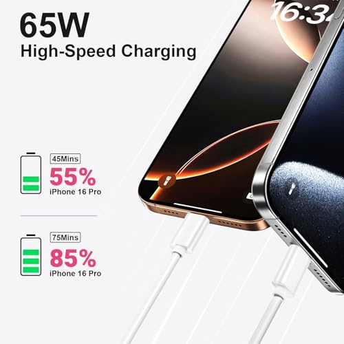 Compact 6-Inch USB A to USB C 3.1 Cable – 2-Pack for High-Speed 10 Gbps Data Transfer & Fast Charging | Perfectly Compatible with i Phone 15, Mac Book Pro, i Pad Pro, Samsung Galaxy S24, and Google Pixel | Ideal for Travel & Clutter-Free Connectivity | Durable Design for Everyday Use