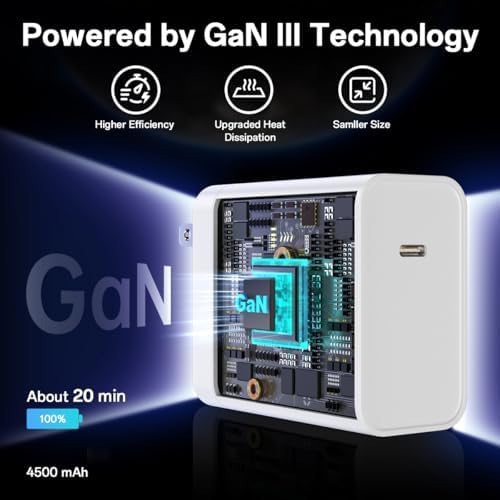 Ultra-Fast 150 W Ga N Wall Charger – Efficient USB-C Power Adapter for One Plus 13/12/R/11/10 & Mac Book – Compact 3.3 ft Cable for Seamless Travel & Everyday Power Needs – Advanced Safety Features for Optimal Device Protection