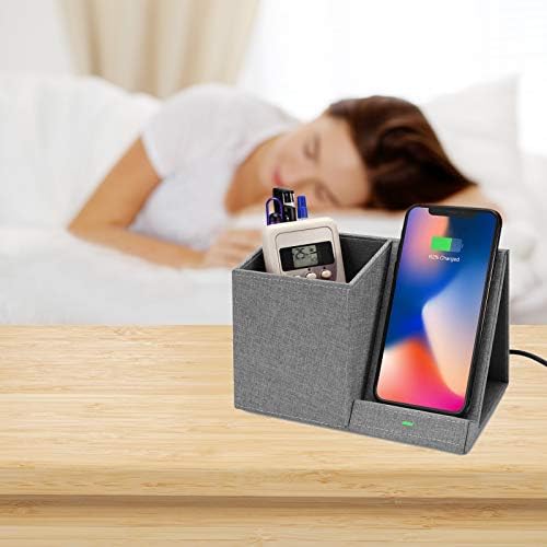 COSOOS Premium Fast Wireless Charger & Desk Organizer – Streamlined Charging Station for i Phone 15/15 Pro/15 Pro Max/14/13/12/11/XS/8 Plus & Samsung Galaxy S21/S20+/S10/Note 10/Note 9 (AC Adapter Not Included) – Ultimate Workspace Efficiency & Speed Enhancement Elevate your charging experience with the COSOOS Premium Fast Wireless Charger, expertly crafted to streamline your workspace while ensuring rapid power delivery to a wide range of smartphones. This innovative charging station is perfect for tech-savvy individuals seeking a blend of functionality and style, accommodating i Phone models 8 Plus through 15 Pro Max and popular Samsung Galaxy variants. Designed with an integrated desk organizer, this sleek charger keeps your essential items like pens and notes within reach, promoting a tidy and efficient workspace. Its compact dimensions fit effortlessly on any desk, providing a clutter-free aesthetic. While the AC adapter is not included, this charger performs optimally with your existing accessories, making it a versatile addition to your setup. Built from high-quality materials for durability and easy maintenance, the COSOOS Fast Wireless Charger enhances productivity and elevates your workspace aesthetics, ensuring you’re always ready to power up without the hassle of tangled cords.