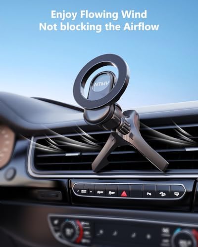 Elevate Your Drive with the NTMY CD Slot Phone Mount – One-Hand Operation, Universal Compatibility for i Phone & Android, Hands-Free Access for Navigation & Calls, Durable Design with 360-Degree Rotation, Perfect Car Accessory for Safer Driving Experience