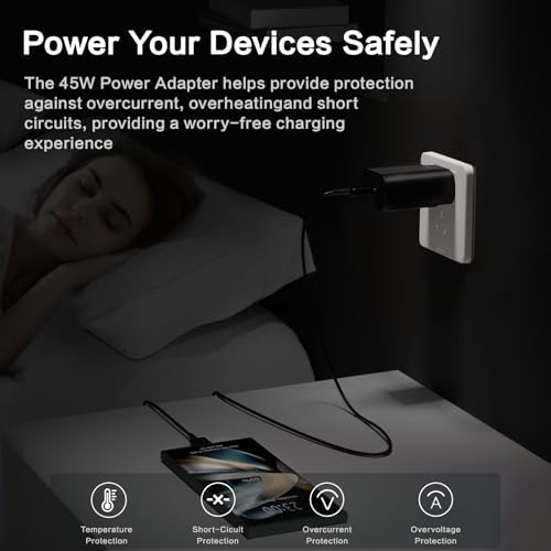 Lightning-Fast 25 W USB-C Charger Duo with 6 ft Cables | Superior Quick Charge for Galaxy S23 Ultra & i Phone 15 Series | Ultra-Portable Design for Home, Office, Travel | Robust Build with Optimized Power Delivery Efficiency