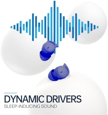Revolutionary Ergonomic Bluetooth 5.3 Sleep Earbuds – Invisible Design for Side Sleepers, Ultimate Noise-Cancellation, Waterproof Durability, and Superior Battery Life in Elegant Blue – Perfect for Restful Slumber, Outdoor Activities, and Daily Adventures