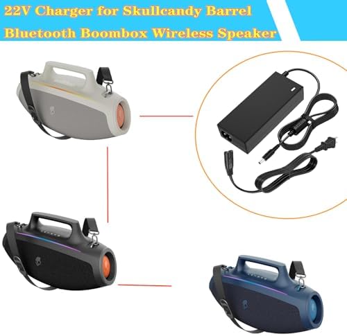 Premium 22 V 4 A Power Adapter for Bumpboxx Flare 8 & Flare 8 Pro – Reliable AC Charger for Bluetooth Speakers – Fast Charging, Robust Design, and Eco-Friendly Power Solution for Uninterrupted Audio Performance