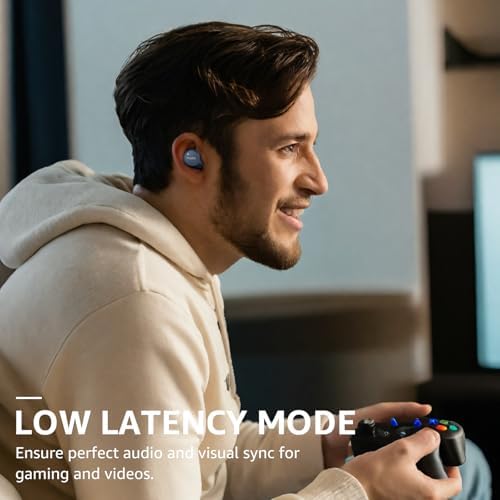 TOZO Premium Hybrid Active Noise Cancelling Wireless Earbuds – Advanced Bluetooth 5.3 Technology with 59-Hour Playtime, 6-Microphone Clarity for Crystal-Clear Calls, IPX8 Waterproof for Ultimate Durability, App-Controlled Customizable 32 EQ Settings for Personalized Audio Experience – Ideal for Active Lifestyles and Audiophiles Seeking Exceptional Sound Quality