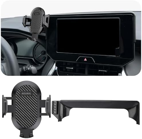 Upgrade Your Driving Experience with the Perfectly Tailored Car Phone Holder for Toyota Venza XU80 LE XLE (2021-2023) – 12.3-Inch Screen Compatible, 360-Degree Rotation & Thick Case Friendly Design for 4.7-7 Inch Smartphones – Effortless Installation & Enhanced Stability for Safe Navigation and Hands-Free Functionality