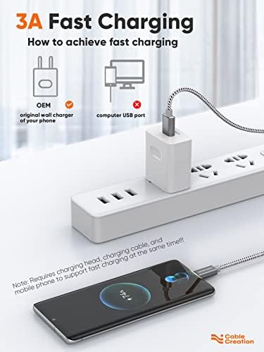 Compact USB C Cable Duo – 0.5 FT Braided Fast Charging Cables for Seamless Data Transfer | 3 A Power & 480 Mbps Speed | Ultimate Compatibility for Mac Book Air, Galaxy S22 Ultra, Stylus Pen, and More | Durable Design | Ideal for On-the-Go Connectivity