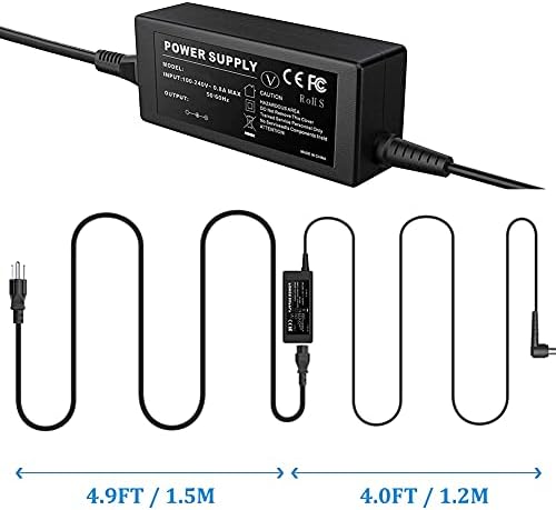 HP VH240 A 19 V AC Power Adapter – High-Efficiency Charger for Full HD 23.8″ IPS Monitors – Compatible with HP 1 KL30 AA#ABA & 1 KL30 AA#ABB Models – Durable Power Supply for Enhanced Display Performance – Ideal for TDK Life on Record Trek 360 & Sharp LL-S201 Monitors – Advanced Safety Features & Lightweight Design for Home and Office Use