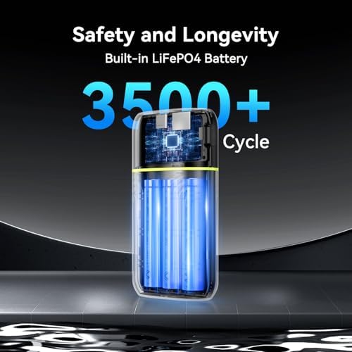 MARBERO Ultra-Lightweight 10,000 m Ah Fast Charging Power Bank – Compact USB-C Charger with 18 W Output for i Phone, i Pad, Samsung Galaxy & Google Devices – Essential Travel Companion with Advanced Safety Features for On-the-Go Power Management