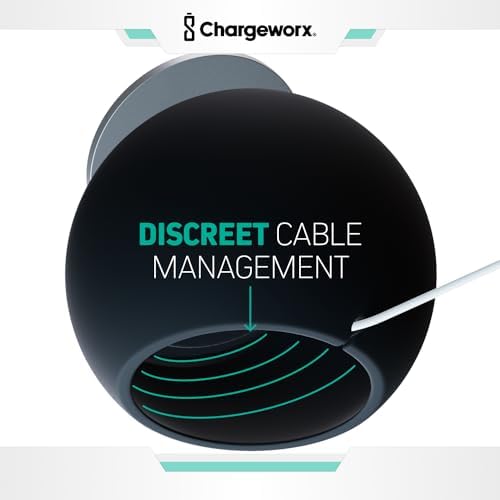 Magnetic Charging Stand, Premium Spherical Silicone Phone Stand, Wireless and Portable, Compatible with MagSafe iPhone 16/15/14/13/12 Series and MagSafe Chargers, Black – Enhanced Compatibility and Speed