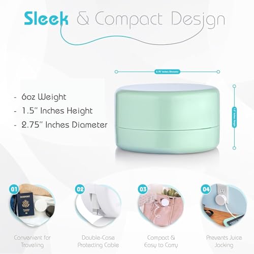 Ultra-Portable 2500 m Ah Mini Power Bank with Integrated Wall Plug & Tangle-Free Retractable Lightning Cable – Essential i Phone Charging Solution for Travel Enthusiasts – Lightweight, Stylish Design in Vibrant Colors – Perfect Backup Battery for Everyday Power Access