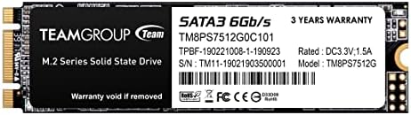Revolutionize Your Device with TEAMGROUP MS30 512 GB M.2 2280 SATA III SSD – Lightning-Fast 530/430 MB/s Read/Write Speeds for Enhanced Performance in Laptops & Desktops, Featuring Advanced SLC Cache and Durable 3 D NAND TLC Technology for Unrivaled Reliability and Efficiency!