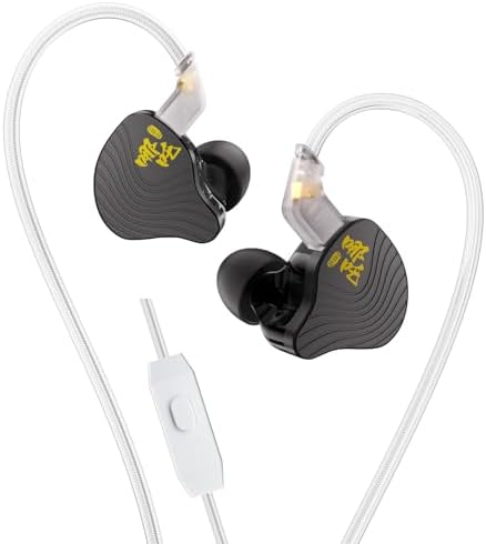 KBEAR NZ02 Professional Wired Gaming Earbuds – Cutting-Edge In-Ear Monitors with Dual Magnetic Circuit for Superior Bass and Crystal-Clear Audio – Ergonomically Designed for Gamers, Musicians, and Professionals – TYPE-C Connectivity for Effortless Device Compatibility – Durable Build for Long-lasting Performance and Immersive 3 D Sound Experience