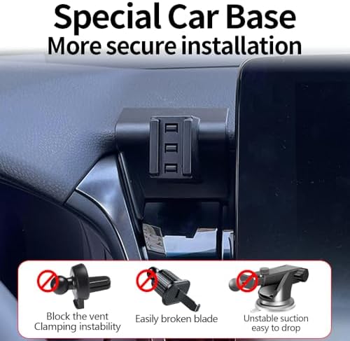 Transform Your Toyota Camry with a Custom 360-Degree Car Phone Holder for 2021-2024 Models – Ultimate Dashboard Mount for Seamless Navigation and Hands-Free Communication – Durable, Tool-Free Installation, and Universal Smartphone Compatibility
