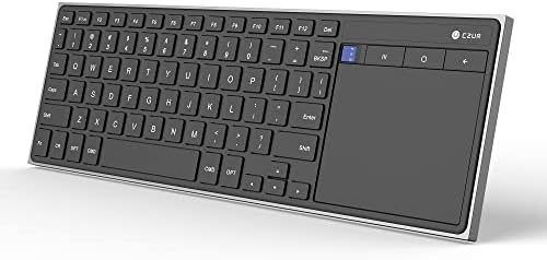 Elevate Your Productivity with the CZUR Ultra-Slim Bluetooth Keyboard and Touchpad – Rechargeable Wireless Keyboard for PC, Laptop, Tablet, and Phone – Effortless Compatibility and Sleek Design for On-the-Go Professionals