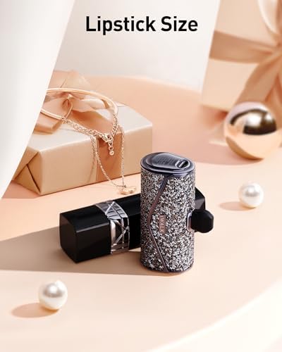 Sparkling 5000 m Ah Portable Charger by i Walk – 22.5 W High-Speed Power Bank with Integrated USB-C for i Phone 16/15 & Samsung Galaxy S25/S24 – Stylish Travel Companion for Effortless On-the-Go Charging and Continuous Power Output