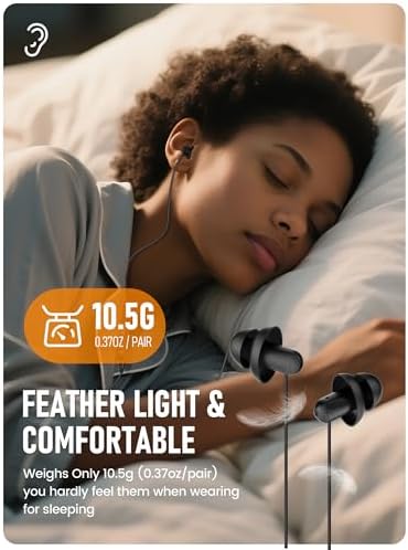 Experience Ultimate Serenity with Hearprotek Sleep Earbuds – USB-C Noise Isolation Earphones for Uninterrupted Comfort, Ideal for Relaxation, Air Travel, and Snoring Relief – Premium Silicone Tips for Perfect Fit and Enhanced Sound Quality