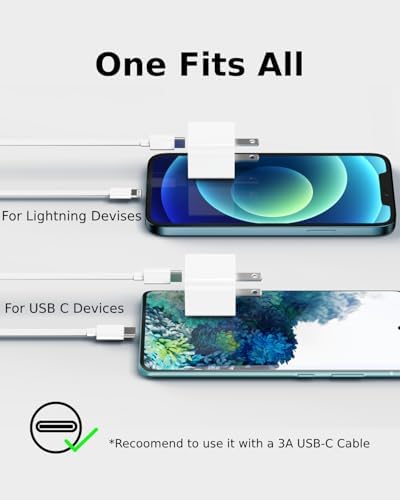 High-Speed Dual-Pack 45 W USB C Charger with 100 W Type C Cable – Ultimate Fast Charging Solution for i Pads, Samsung Galaxy S24/S25, i Phones, and Google Pixel – Compact Power Delivery for Home & Travel with Enhanced Safety Features