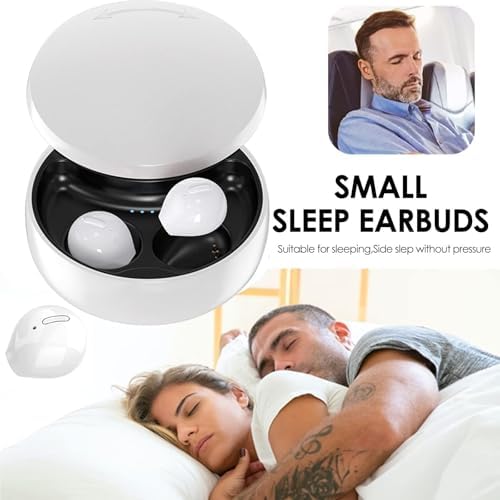 Discreet Mini Wireless Earbuds for Small Ears – Invisible Bluetooth Earpieces with Ergonomic Comfort and Portable Charging Case – Seamless Audio for Work, Travel, and Relaxation – Perfect Compatibility with Android & i OS Devices