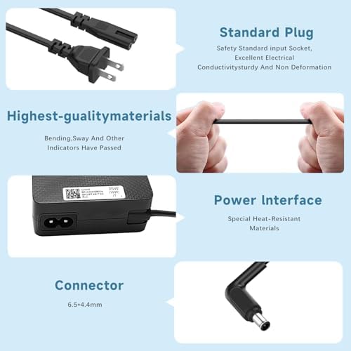 Reliable 35 W AC Power Adapter for Samsung Monitors – 14 V 2.5 A Charger Compatible with A3514-RPN & BN44-00990 – Efficient Performance & Enhanced Compatibility for Seamless Operation – Lightweight, Durable Design with Advanced Safety Features to Prevent Overheating – Essential Replacement for Continuous Monitor Power Supply – Optimize Your Workspace with This High-Quality Power Solution