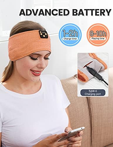 Perytong Wireless Sleep Headphones Headband – Ultimate Comfort Audio Solution for Restful Sleep and Relaxation, Perfect Gift for All Ages – Noise-Blocking Technology with Superior Bluetooth Connectivity and Long Battery Life