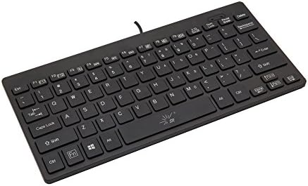 Ultra-Compact SR Mini Wired Keyboard with 78 Keys – USB Multimedia Design for Seamless PC & Laptop Use | Lightweight, Durable, and Stylish Accessory for Enhanced Productivity and Entertainment