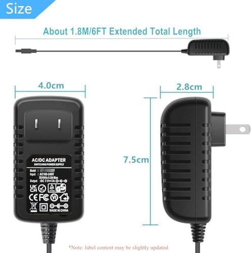 Guan Ting Universal 12 V 2 A Power Supply Adapter – High-Efficiency AC to DC Charger with 8 Interchangeable Tips for Maximum Flexibility – Compact 24 W Converter for Rapid Charging and Enhanced Device Compatibility