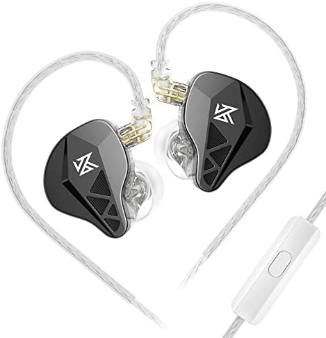 Experience Unmatched Audio Fidelity with Keephifi KZ ZVX In-Ear Monitor Earphones – 10 mm Dual Cavity Dynamic Driver, Premium Metal Shell, Detachable 2-Pin Silver-Plated Cable, and Integrated Mic for Audiophiles and Musicians – Superior Sound Quality and Comfortable Fit for All-Day Listening