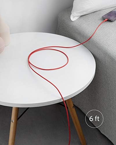 Anker 6 FT USB C to USB C Charging Cable Pack – 60 W Fast Charge for i Phone 16 Series & i Pad Mini 6 – Durable Nylon Braided Design, Enhanced Compatibility & Flexibility for All USB-C Devices (5 Pack)