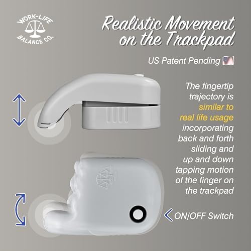 Stay Productive with the Ultimate Laptop Trackpad Jiggler – Long-Lasting AA Battery, Undetectable Cordless Mouse Mover for Active Touchpad Engagement – Ideal for Meetings & Work Without Sleep Mode – Simple ON/OFF Switch – Compatible with Most Laptops, Excluding De II (Teal)